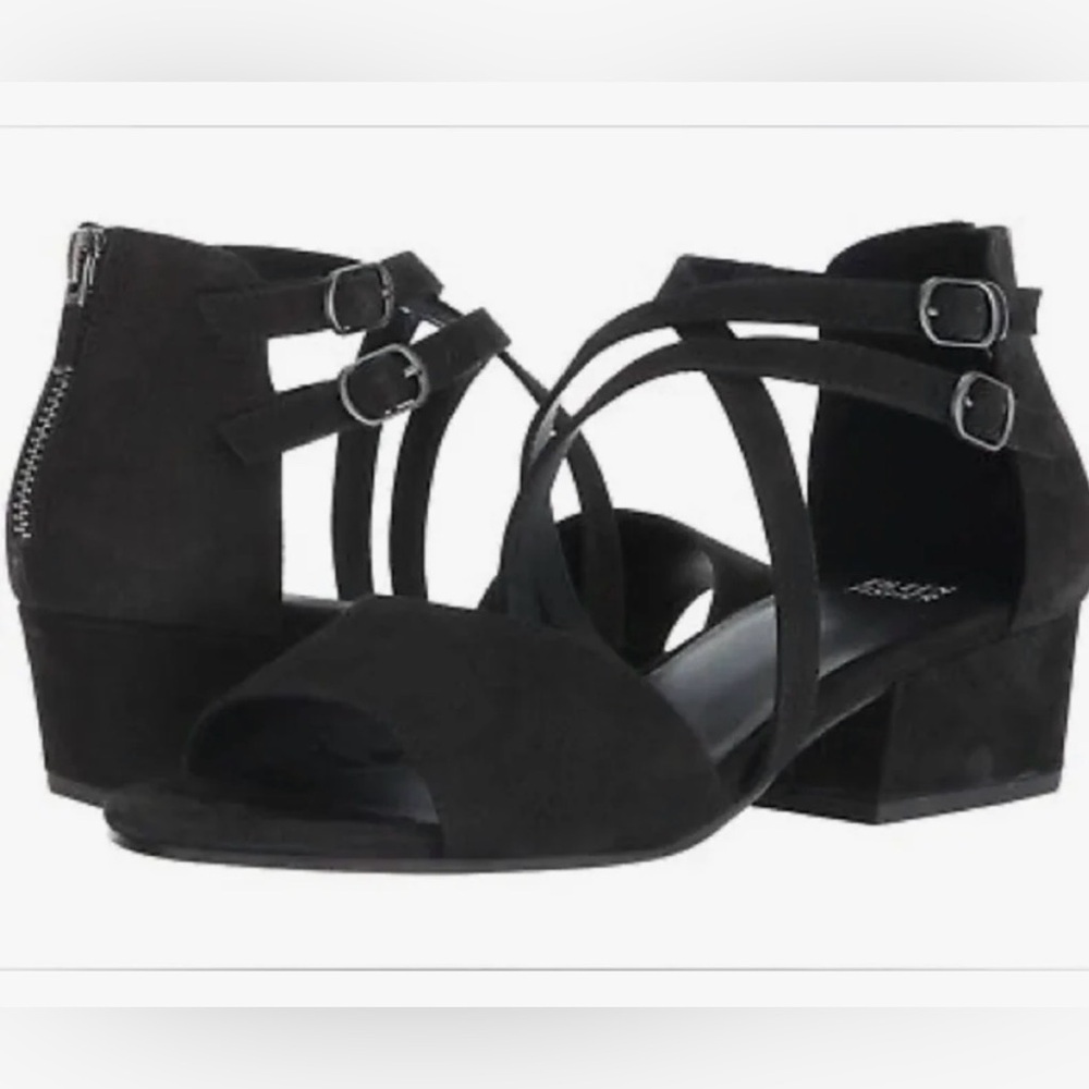 Black Lace-Up Women's Sandals